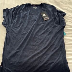 Men's Navy Blue Fourlaps T, XXL, NWT